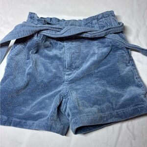 Polo by Ralph Lauren High Waist Blue Corduroy Shorts
